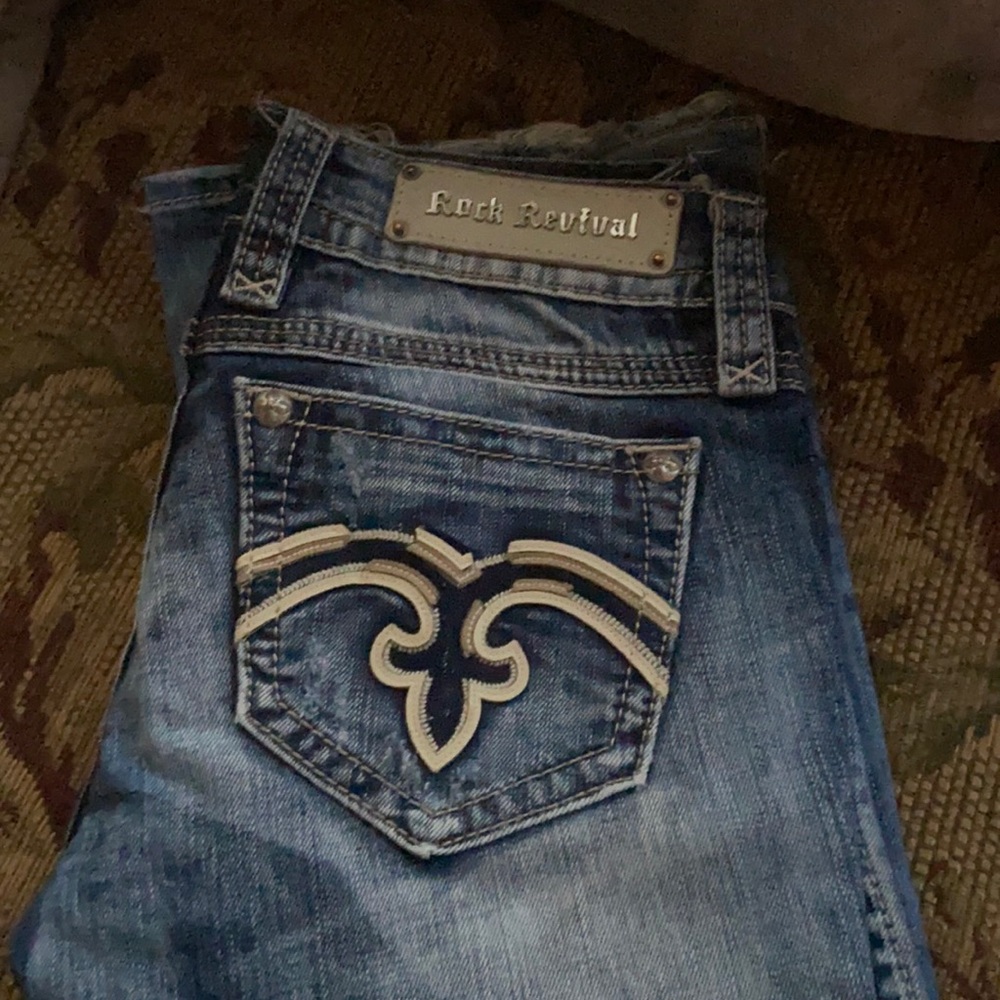 Cute pair of Rock Revival jeans. Too big for me now. 27x34.